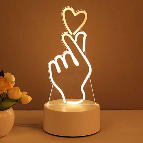 3D Lamp Acrylic, Valentines Day Gifts - Image 3