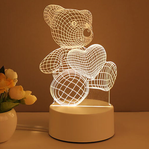 3D Lamp Acrylic, Valentines Day Gifts - Image 10