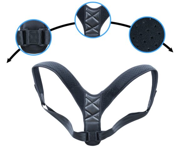 Medical Clavicle Posture Corrector Lower Back Correction Belt - Image 7