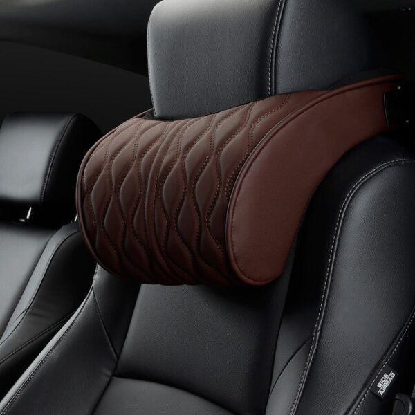 Car headrest, neck pillow, backrest, seat, lumbar support set - Image 3