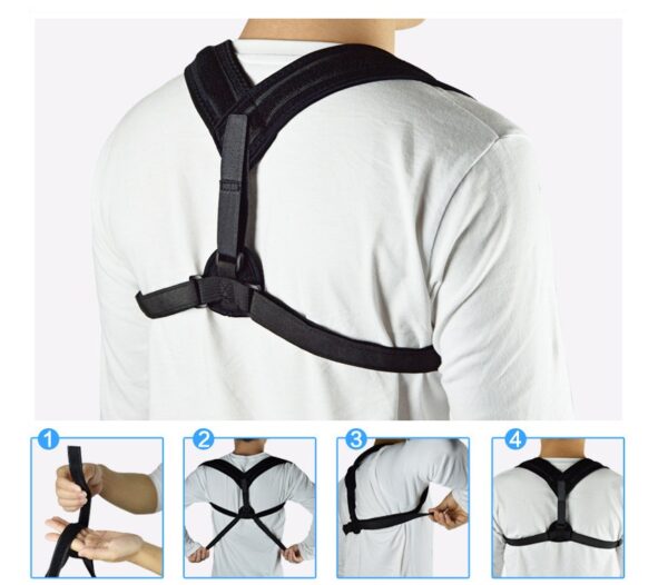 Medical Clavicle Posture Corrector Lower Back Correction Belt - Image 5