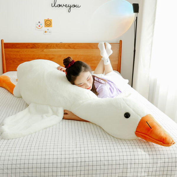 Cute Big White Geese Pillow Plush Toy - Image 6