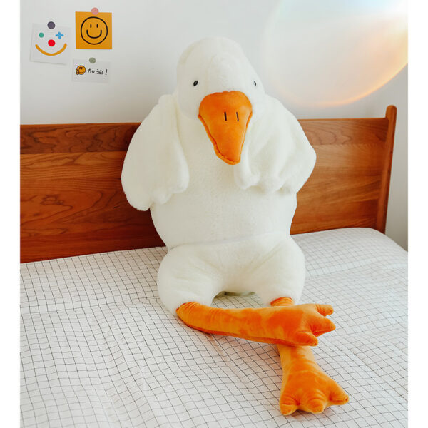 Cute Big White Geese Pillow Plush Toy - Image 2