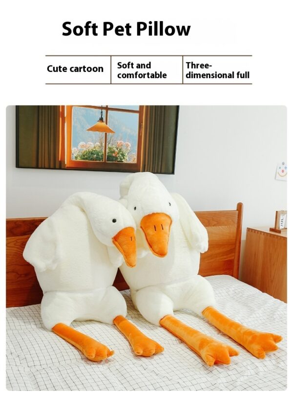 Cute Big White Geese Pillow Plush Toy - Image 7