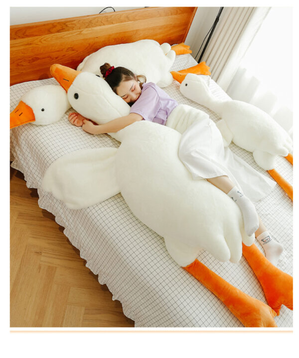 Cute Big White Geese Pillow Plush Toy - Image 8