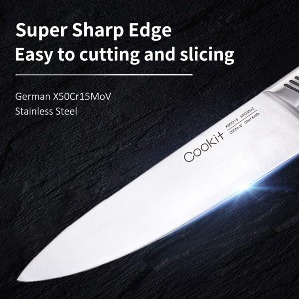 Kitchen Knife Set, 15 Piece German Stainless Steel - Image 7