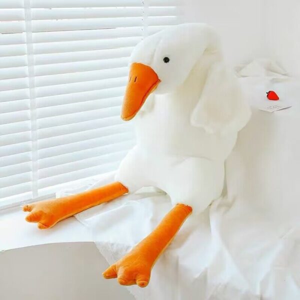 Cute Big White Geese Pillow Plush Toy - Image 10