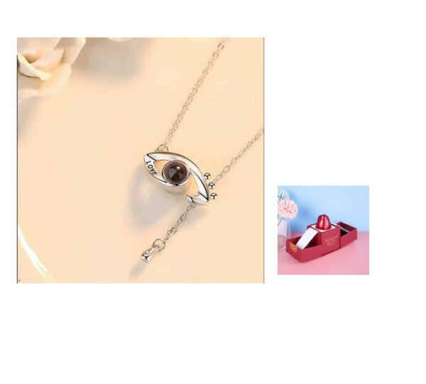 Hot Valentine's Day Gifts Metal Rose Jewelry Gift Box Necklace - Image 10