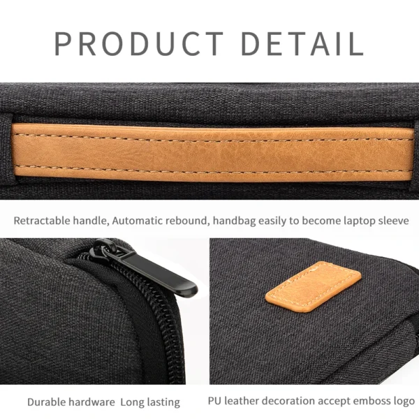 Laptop Sleeve bag For Macbook HP Dell Acer - Image 13